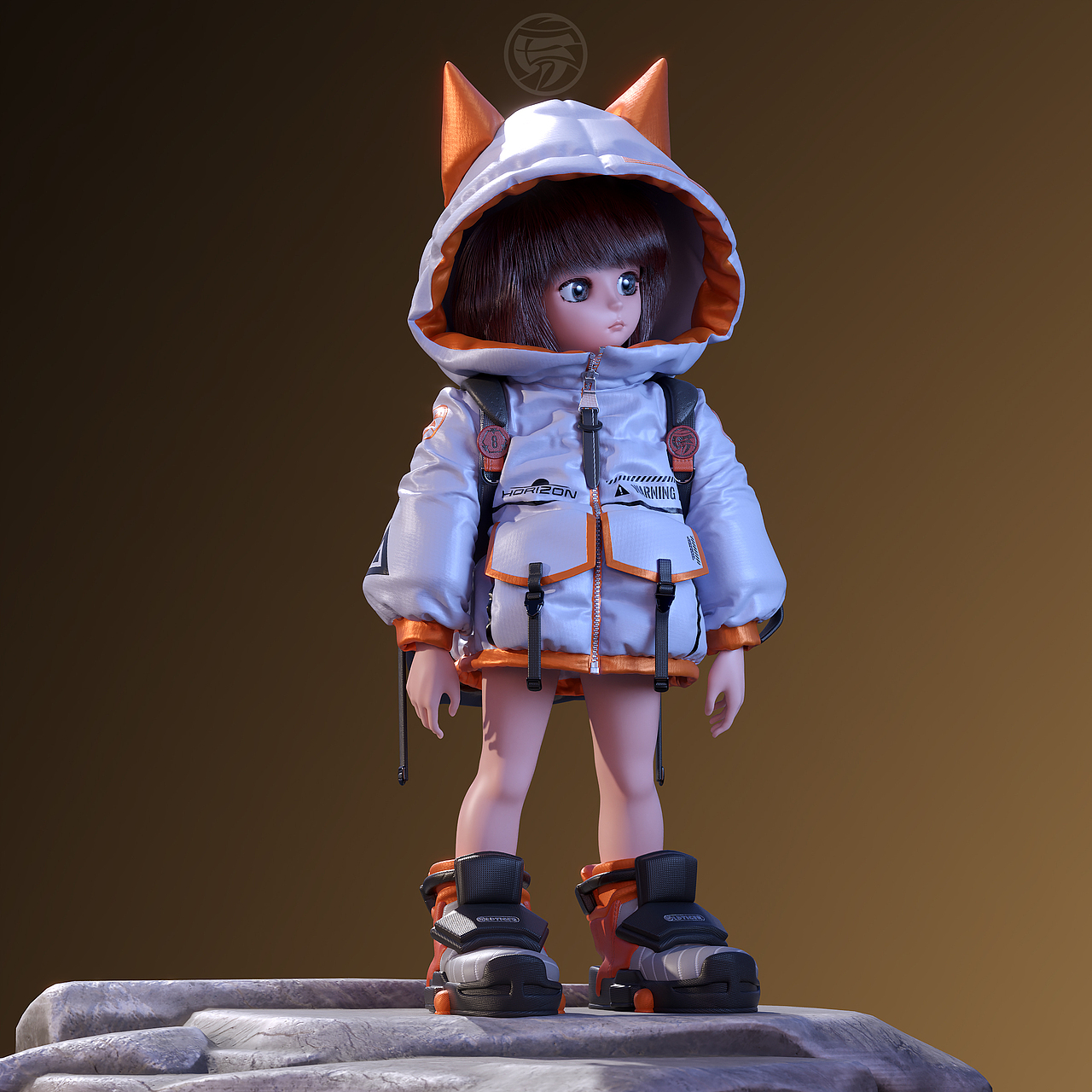 背包小女孩（图ZMzU4ODY3NzQ0） - 人物/生物 - 站酷设计师老虎子原创素材 - 站酷ZCOOL