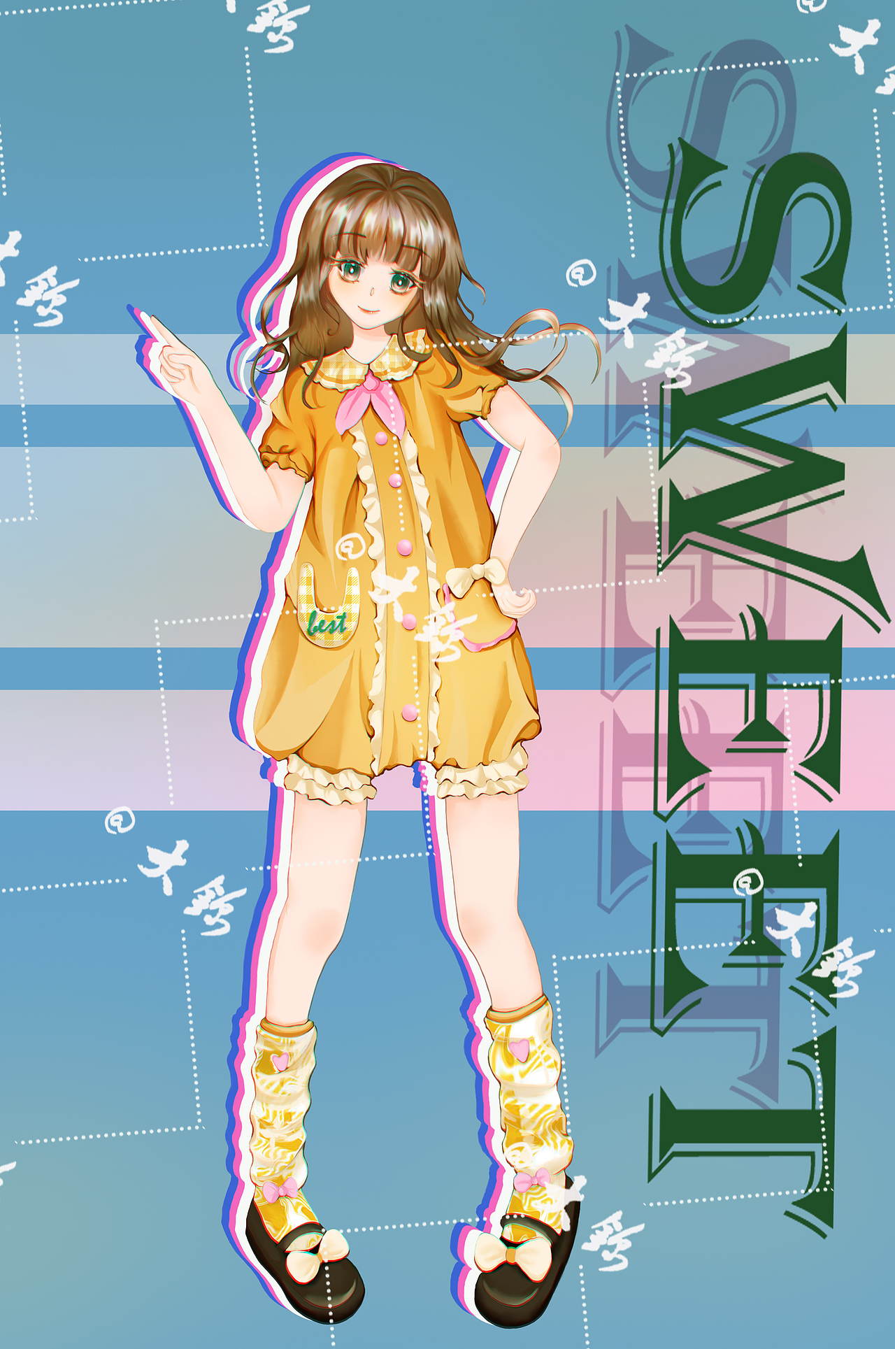 sweet（图ZMzA1MDcwMDUy） - 商业插画 - 站酷设计师大锦努力画画原创素材 - 站酷ZCOOL