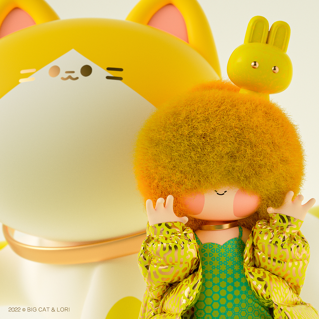 BIG CAT&LORI Characters 2.0-大猫女孩系列（图ZMzAwODgxNTM2） - 人物/生物 - 站酷设计师LoriTsao原创素材 - 站酷ZCOOL
