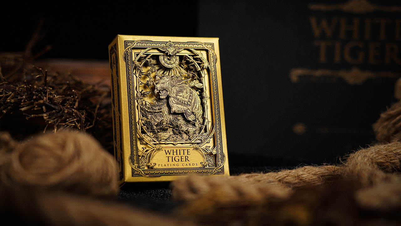 White Tiger 白虎收藏纸牌扑克套装设计（图ZMzUyODcxOTM2） - 商业插画 - 站酷设计师ARK方舟扑克原创素材 - 站酷ZCOOL