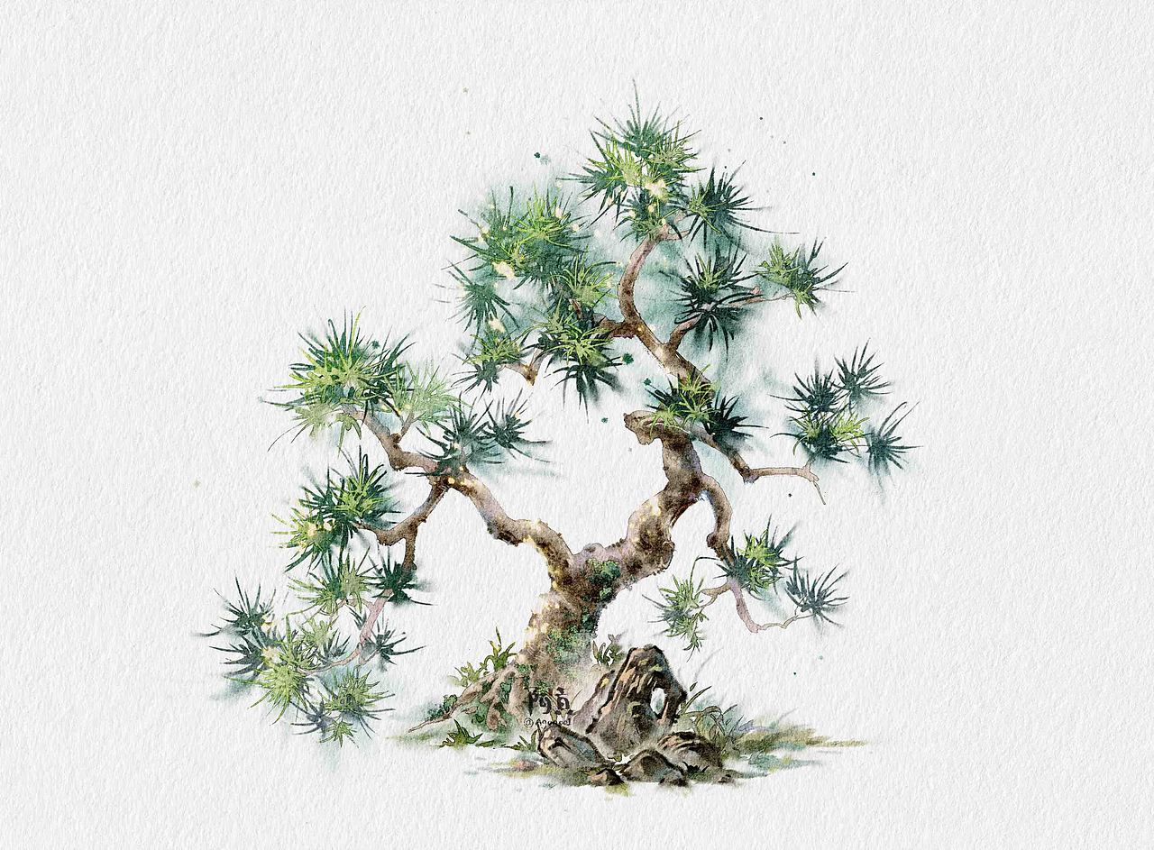 四季的树（图ZMzM0NzI1NjY0） - 创作习作 - 站酷设计师无敌阿贡原创素材 - 站酷ZCOOL