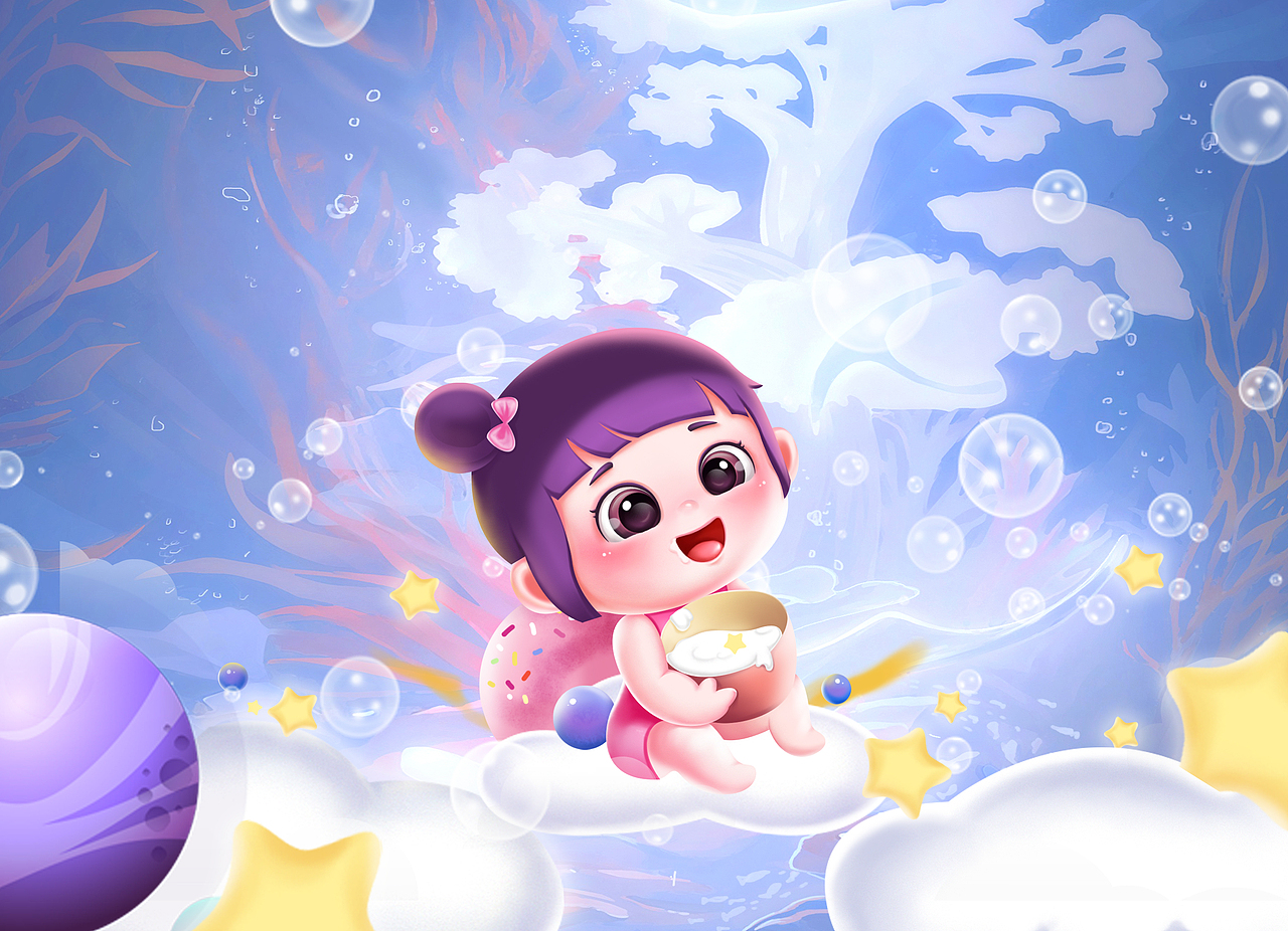 星玥小妹妹（图ZMzMyMzg1NDc2） - 儿童插画 - 站酷设计师小星玥原创素材 - 站酷ZCOOL