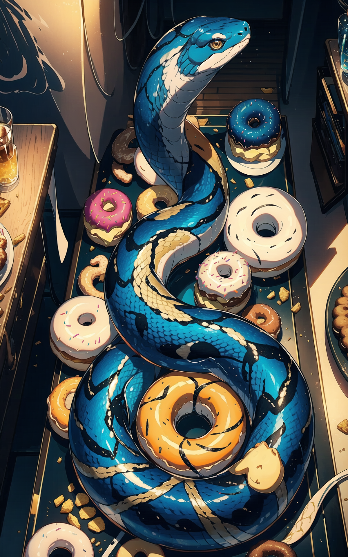 蛇和甜甜圈