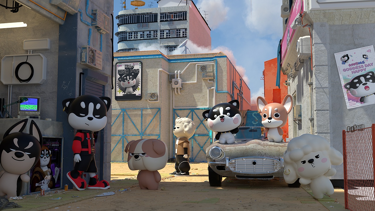 自嗨锅大场景+ip形象