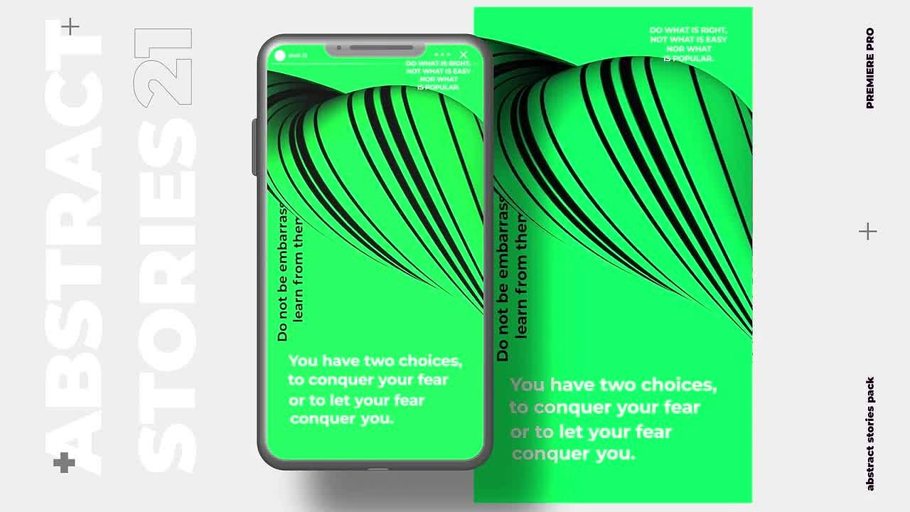 PR模板 | 竖屏时尚设计排版抽象生动图形标题介绍销售（图ZMzUzNjc1ODEy） - 影视后期 - 站酷设计师猿文件网官方账号原创素材 - 站酷ZCOOL