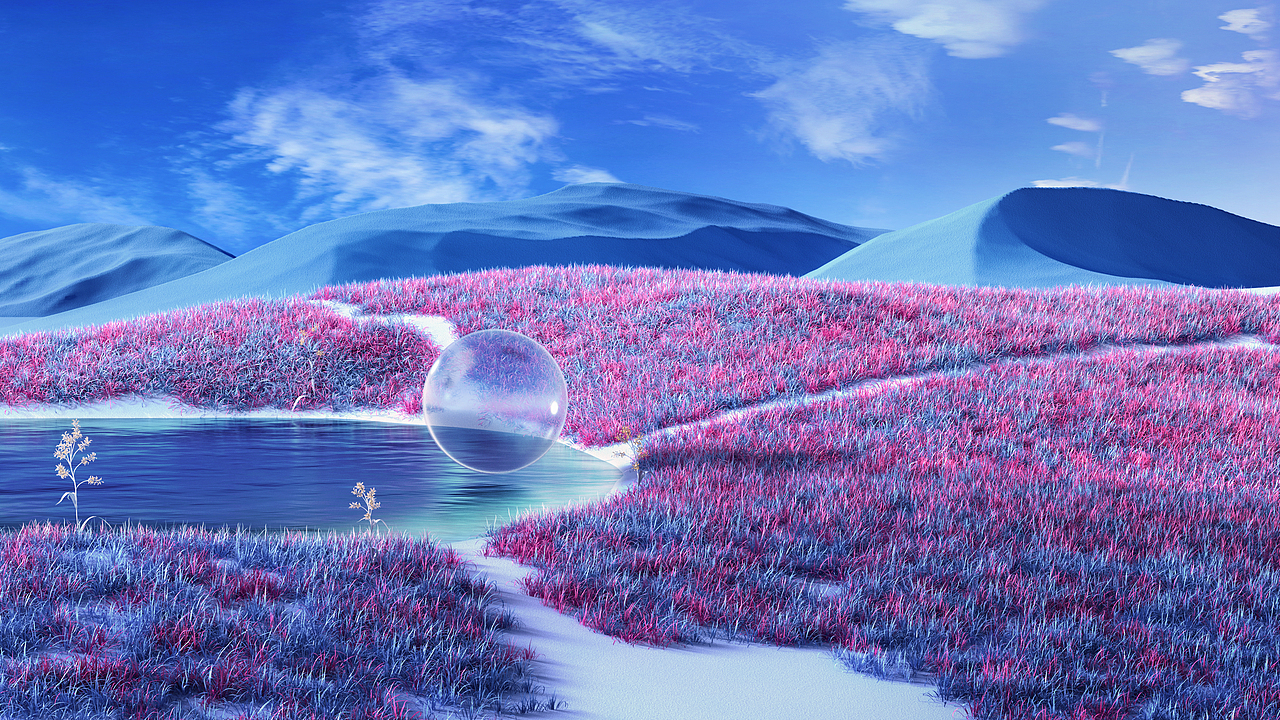 C4D真实虚拟场景OC渲染-2月份（图ZMzM3MDc2MTg4） - 场景 - 站酷设计师AI三维设计师原创素材 - 站酷ZCOOL