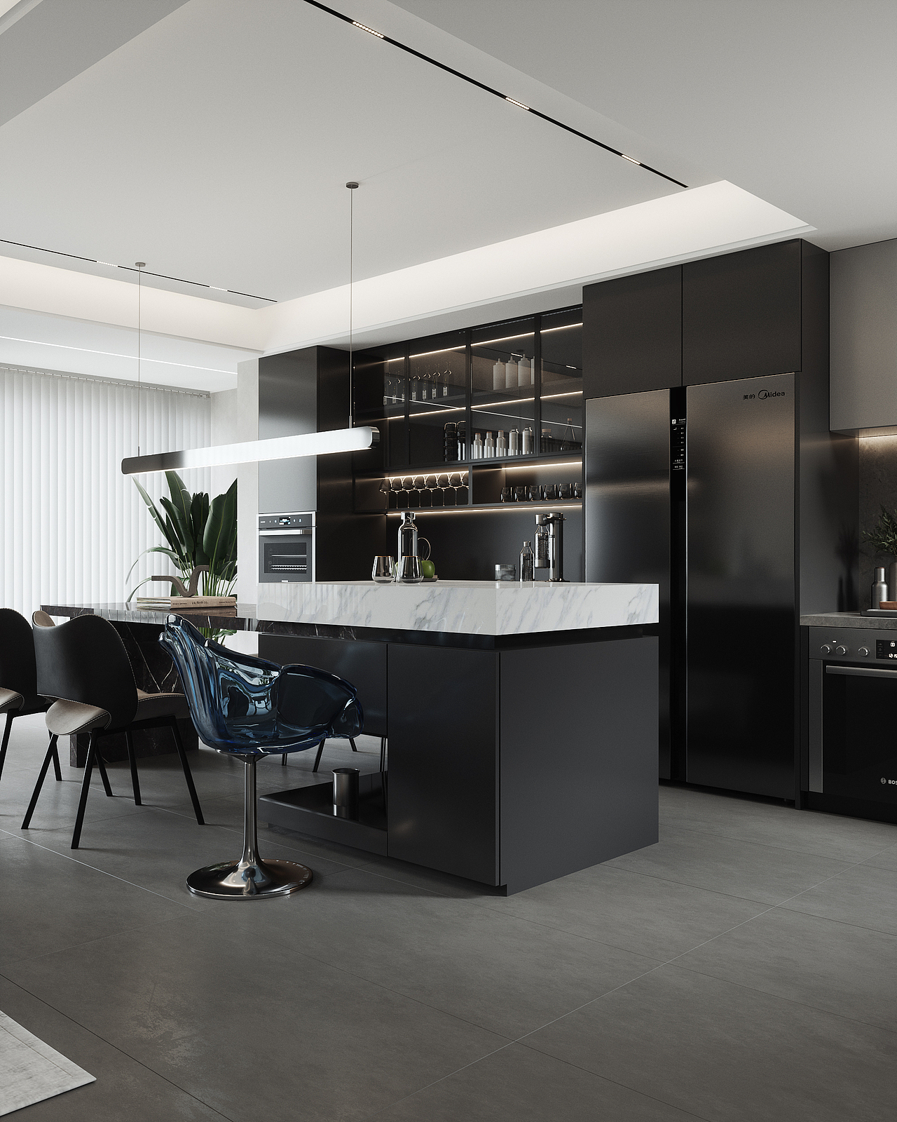 鸿烨表现|现代简约黑白灰高级配色