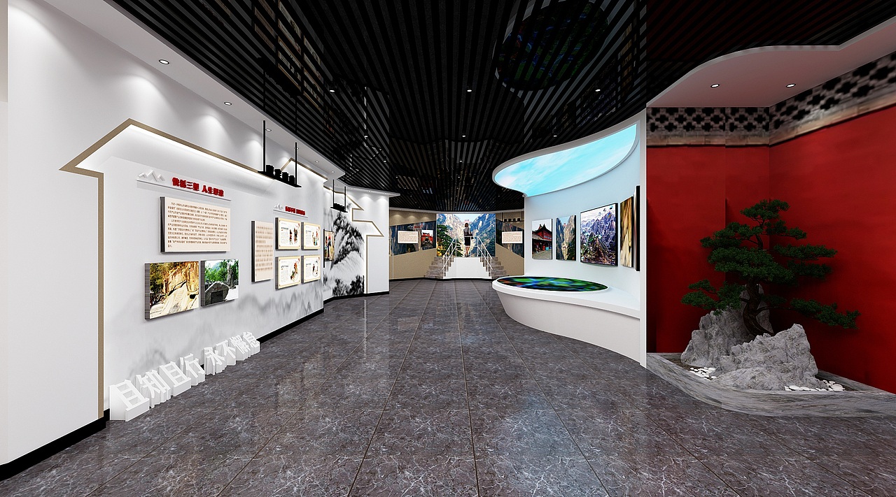 泰山登山文化展厅（图ZMzY1NTE5OTE2） - 展陈设计 - 站酷设计师吾爱海苔原创素材 - 站酷ZCOOL