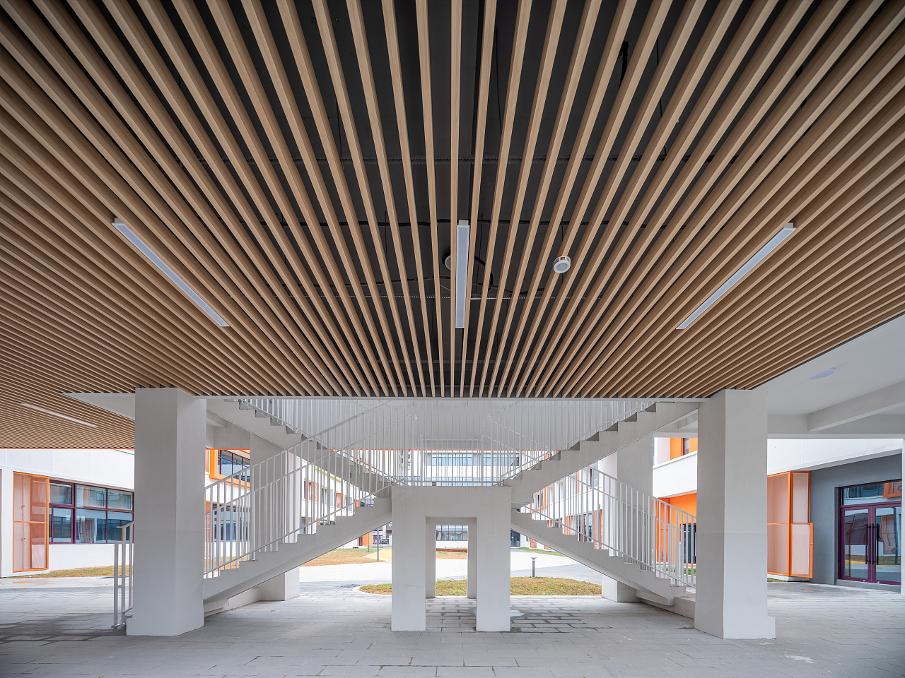 西安市经开第五学校|建筑拍摄