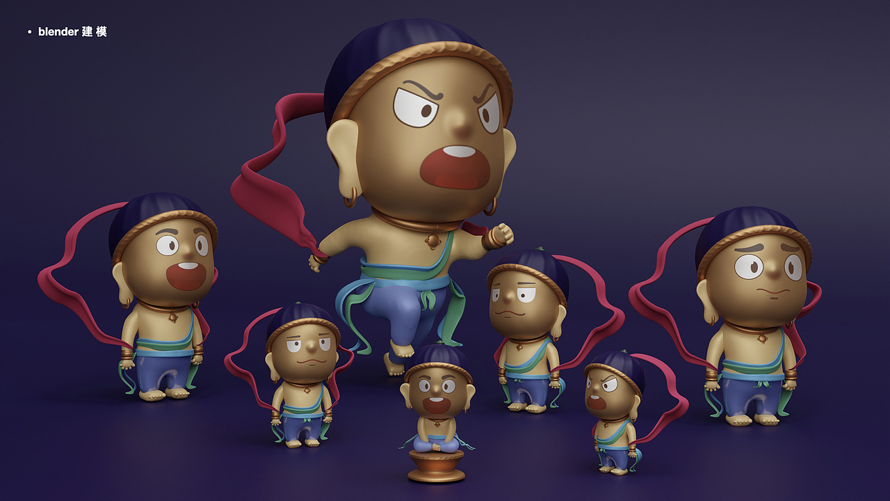 IP三维设计（图ZMzE2NzczMzMy） - 人物/生物 - 站酷设计师危兵濒危原创素材 - 站酷ZCOOL