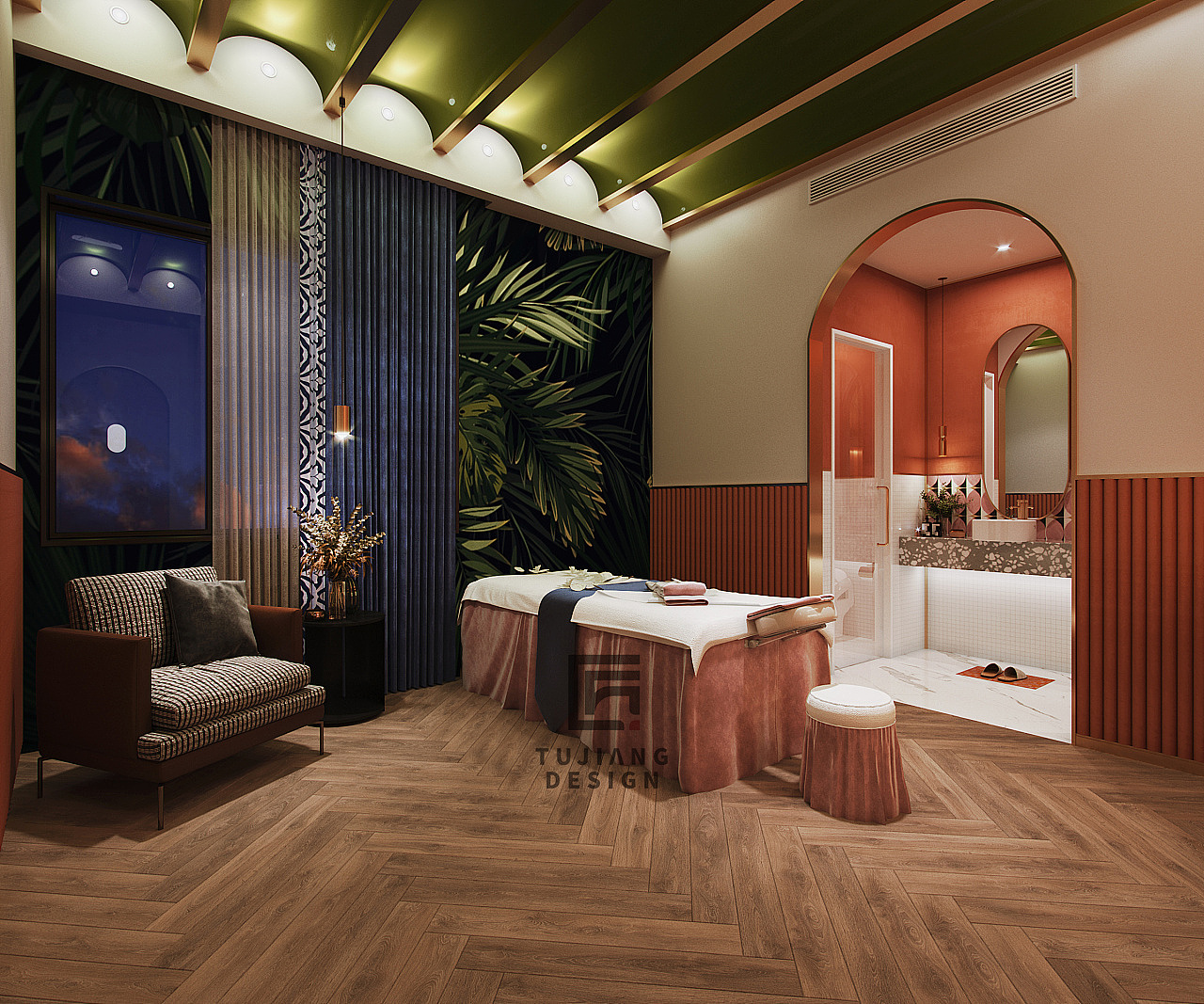 让人流连忘返的足浴店设计