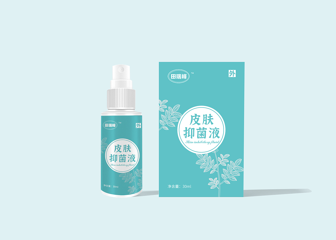 皮肤抑菌液包装设计（图ZMjk3Mjk4ODY4） - 包装 - 站酷设计师郑州启点品牌设计原创素材 - 站酷ZCOOL