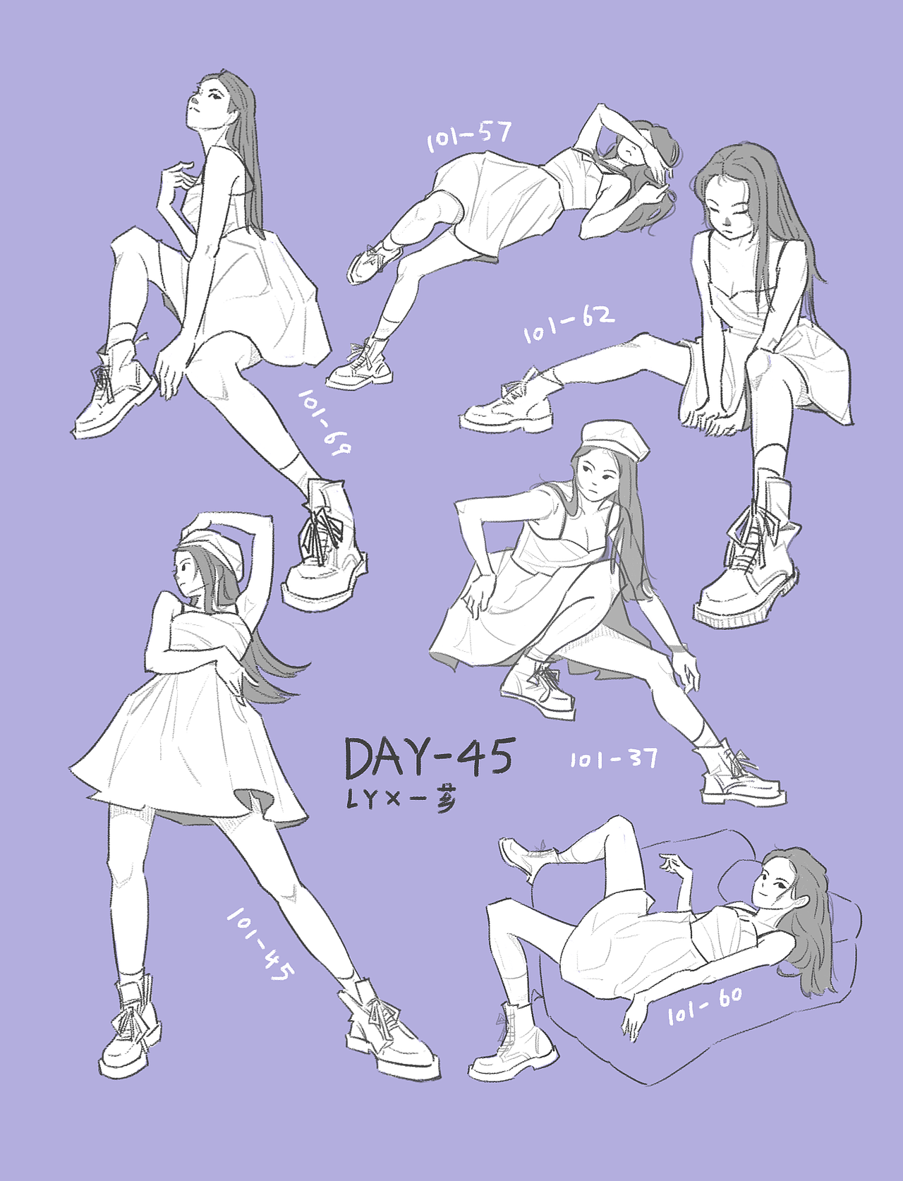 #速写60天挑战赛#day.45（图ZMjk3MjI4NTQ0） - 创作习作 - 站酷设计师LYX襄原创素材 - 站酷ZCOOL