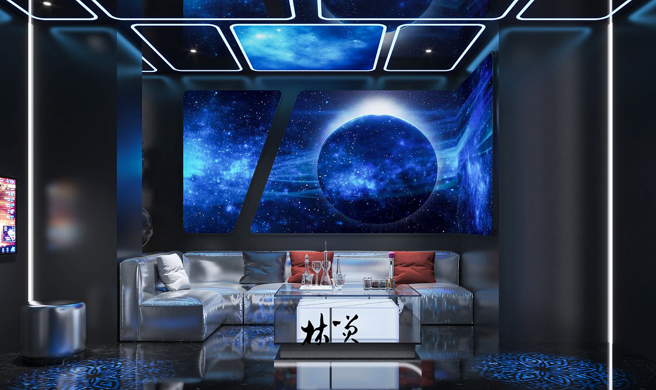 KTV设计装修案例（图ZMzIyMjA0NjAw） - 商业空间设计 - 站酷设计师北玄笑笑原创素材 - 站酷ZCOOL