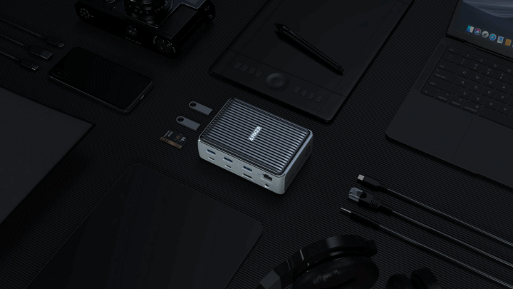 3C数码扩展坞三维演绎视频