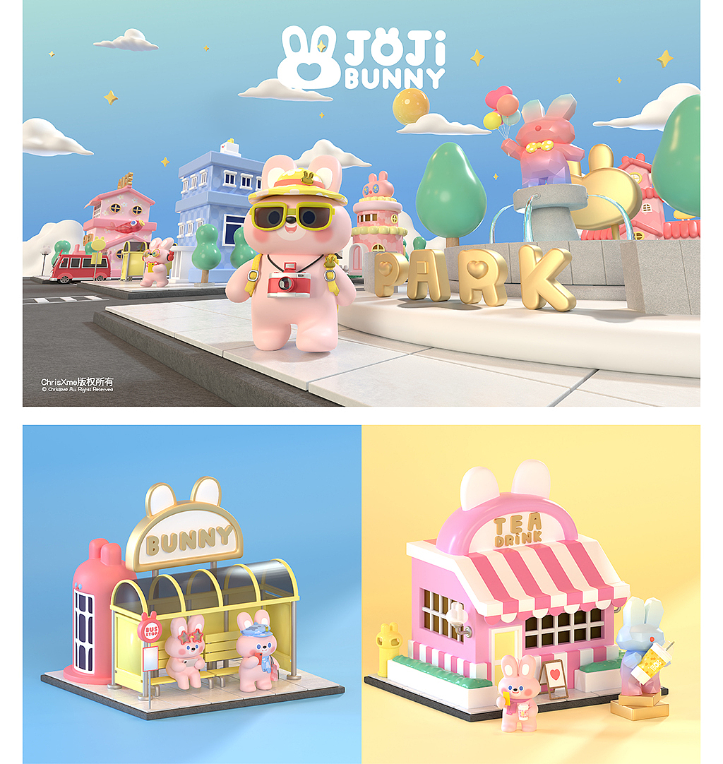 乔吉兔JOJiBUNNY | 动态表情包x头像x插画