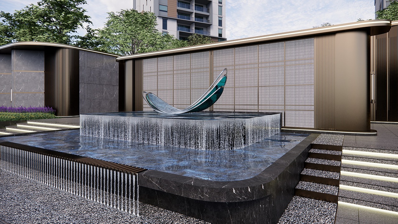 金茂府大门SU模型下载（图ZMzU2NzE2NjMy） - 景观设计 - 站酷设计师素模网原创素材 - 站酷ZCOOL