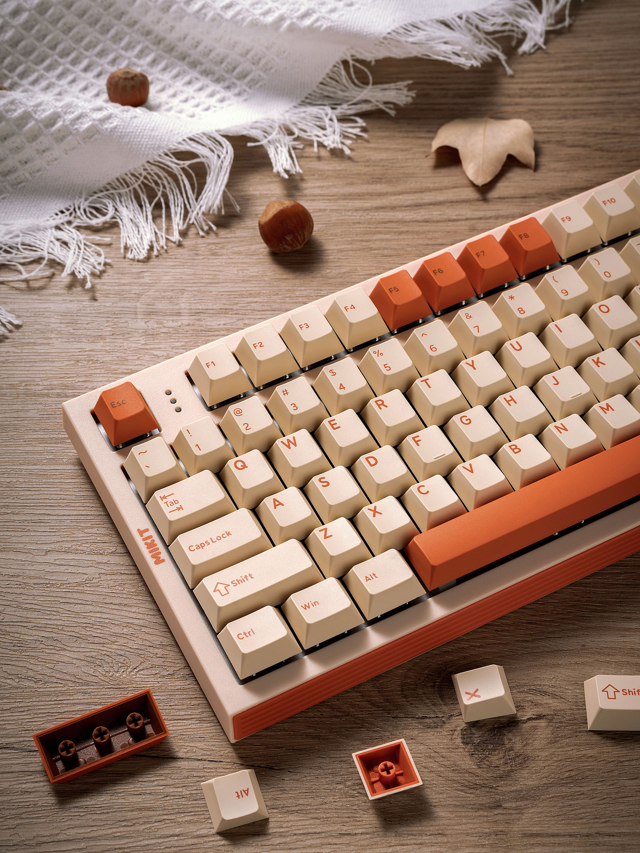 Mikit T80榛果可可机械键盘（图ZMzMwNDY2MzY4） - 产品摄影 - 站酷设计师什么傻狗id原创素材 - 站酷ZCOOL