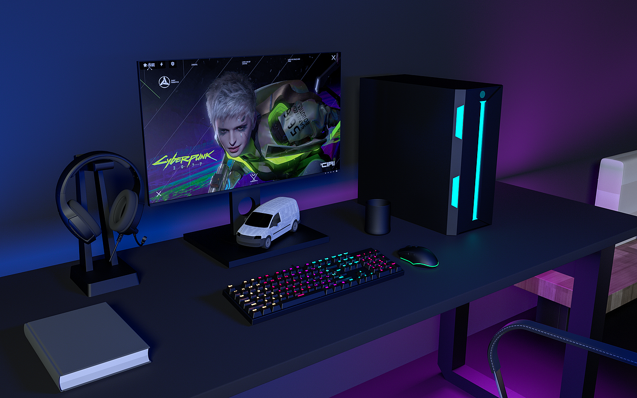 电竞房场景（图ZMjk5NjQ4NDM2） - 其他平面 - 站酷设计师滔滔人生原创素材 - 站酷ZCOOL