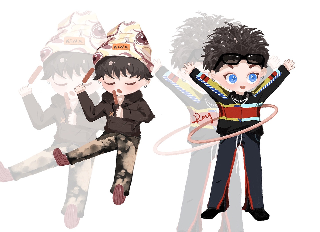 Aran的刘雨昕手绘人物创作系列1