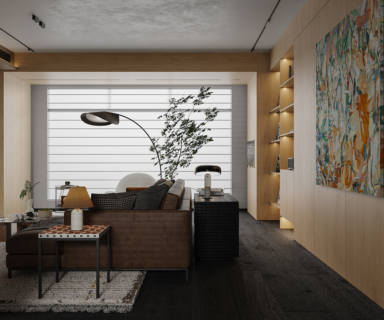 客厅案例（图ZMzU3MTQwNjU2） - 家装设计 - 站酷设计师金凌视觉原创素材 - 站酷ZCOOL