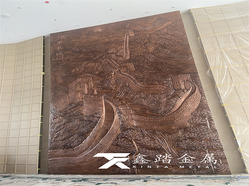家装纯铜锻造浮雕万里长征壁画做背景墙瞬间提升档次（图ZMzMzMjAzNjA0） - 其他手工艺 - 站酷设计师异形金属制品雕塑原创素材 - 站酷ZCOOL