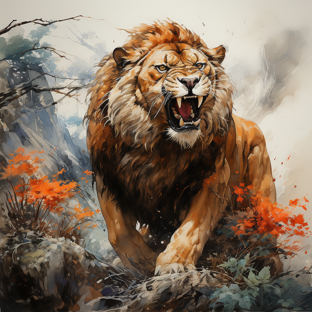 百獸之王（圖ZMzUyODc2MDky） - 圖案 - 站酷設(shè)計師創(chuàng)美客神秘島原創(chuàng)素材 - 站酷ZCOOL