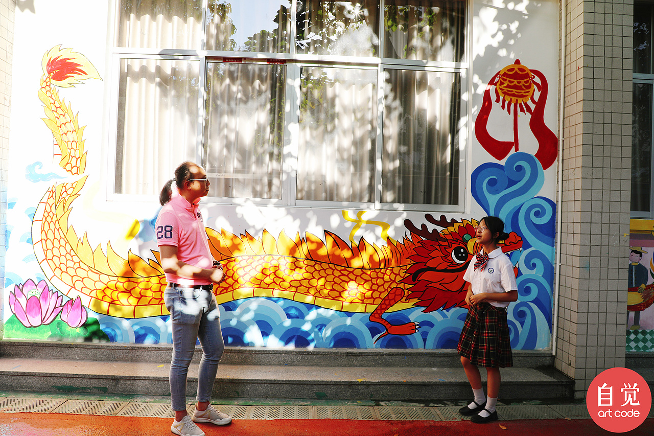 万氏兄弟莅临广州市第十三中学（图ZMzIwNDc5MzYw） - 其他 - 站酷设计师自觉艺术机构原创素材 - 站酷ZCOOL