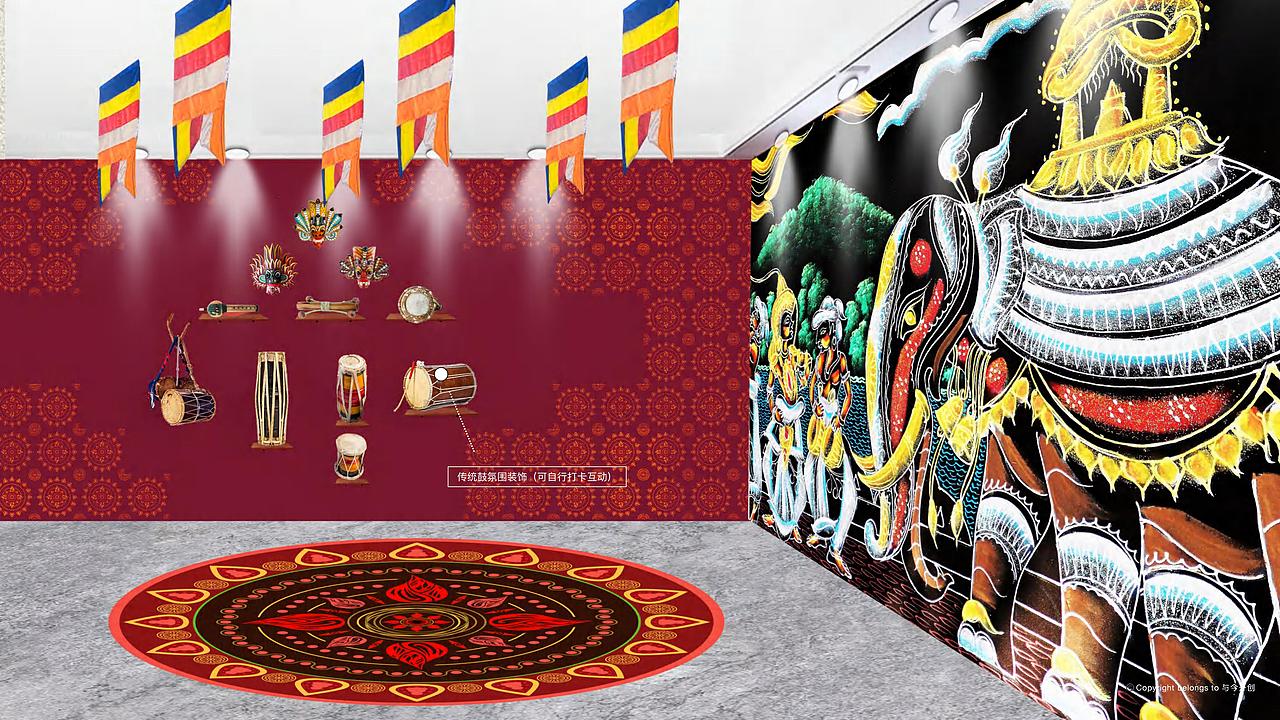 福建泉州 X 斯里兰卡文化艺术馆（图ZMzYzMzYxNzQ4） - 商业空间设计 - 站酷设计师唐语婕原创素材 - 站酷ZCOOL