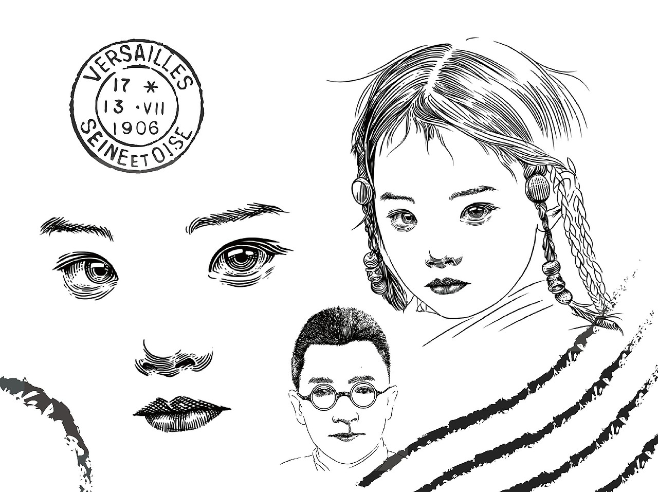 集邮计划Series —— 合集（图ZMzUyNTIwMjMy） - 商业插画 - 站酷设计师肆一SIYI原创素材 - 站酷ZCOOL
