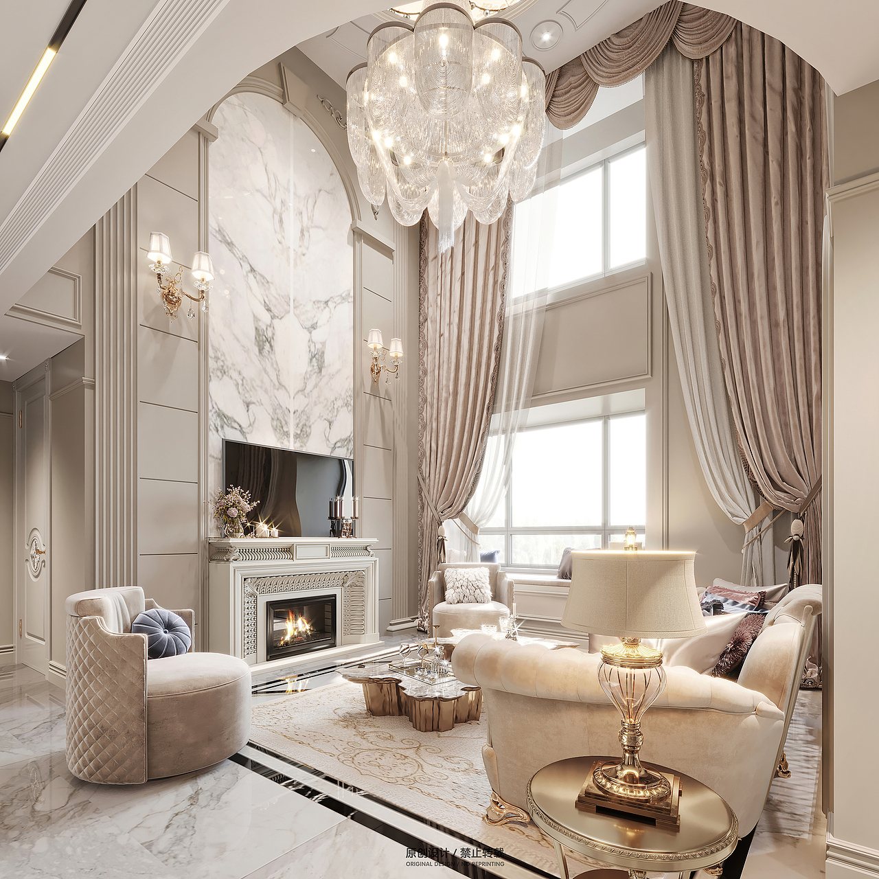 法式风格效果图表现