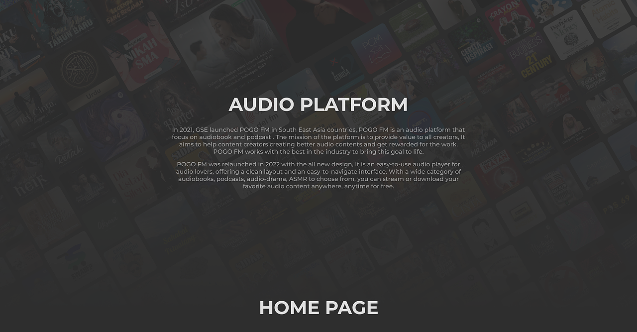 POGOFM OFFICIAL WEBSITE & CREATOR CENTER（图ZMzUzNjU3Mzc2） - 其他UI - 站酷设计师小明酱啊原创素材 - 站酷ZCOOL