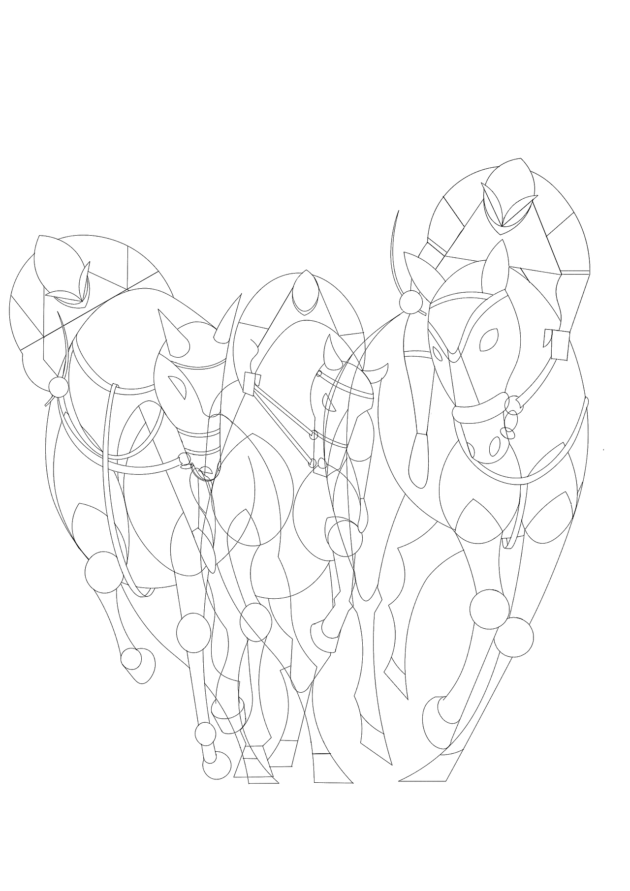 为赛马竞技创作了一张插画（图ZMzI4NDU5MzI0） - 商业插画 - 站酷设计师StudentSong原创素材 - 站酷ZCOOL