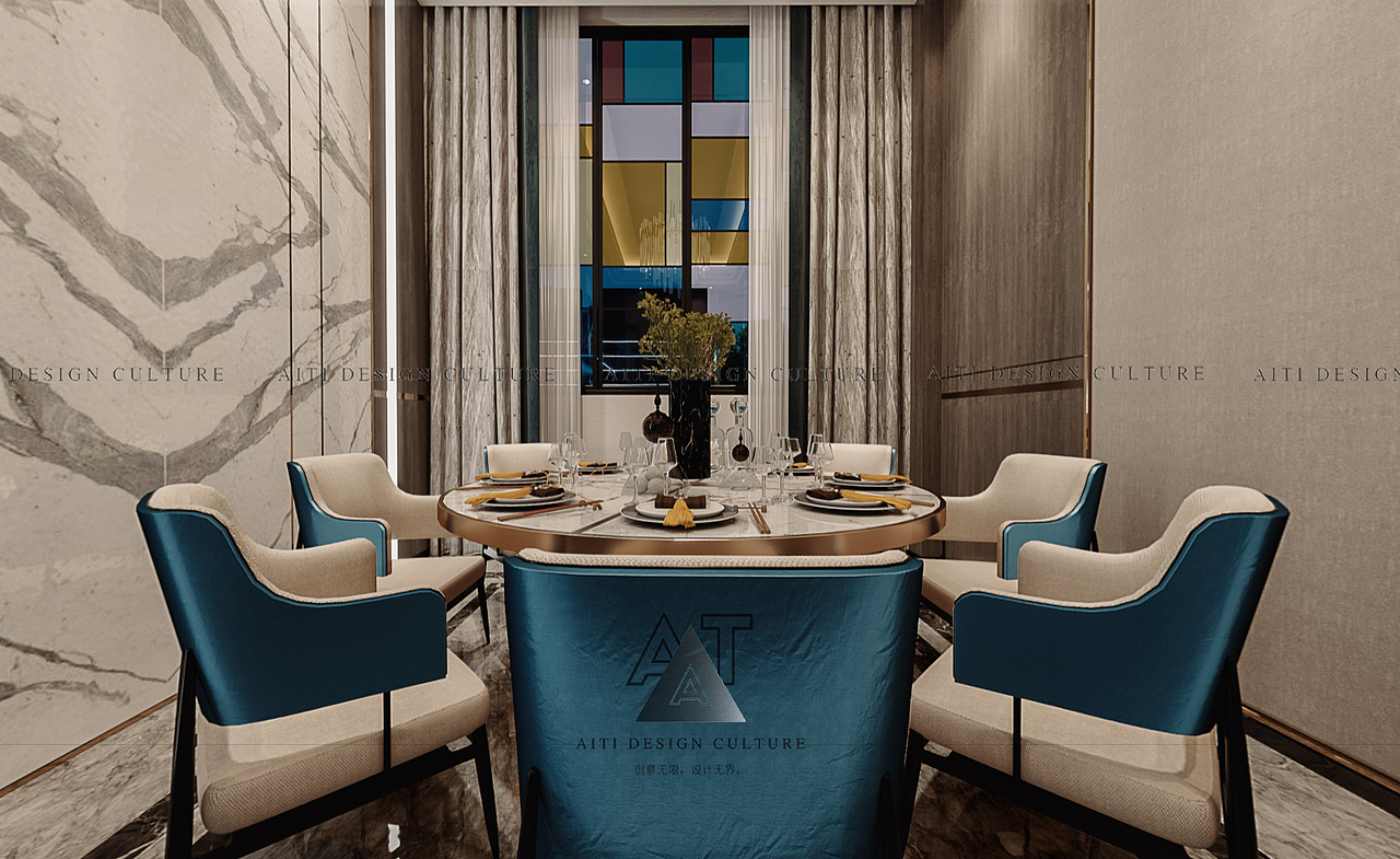 餐廳設計|現(xiàn)代風格餐廳酒吧音樂餐廳（圖ZMzM3MjYzNDYw） - 商業(yè)空間設計 - 站酷設計師AT設計局原創(chuàng)素材 - 站酷ZCOOL