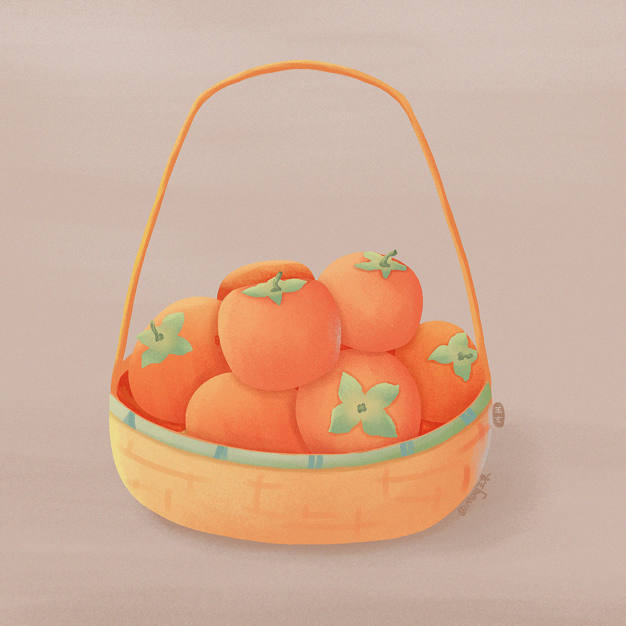 柿子提子山竹黄皮草莓如果孤独有形状may王京08:39:54运营插画设计