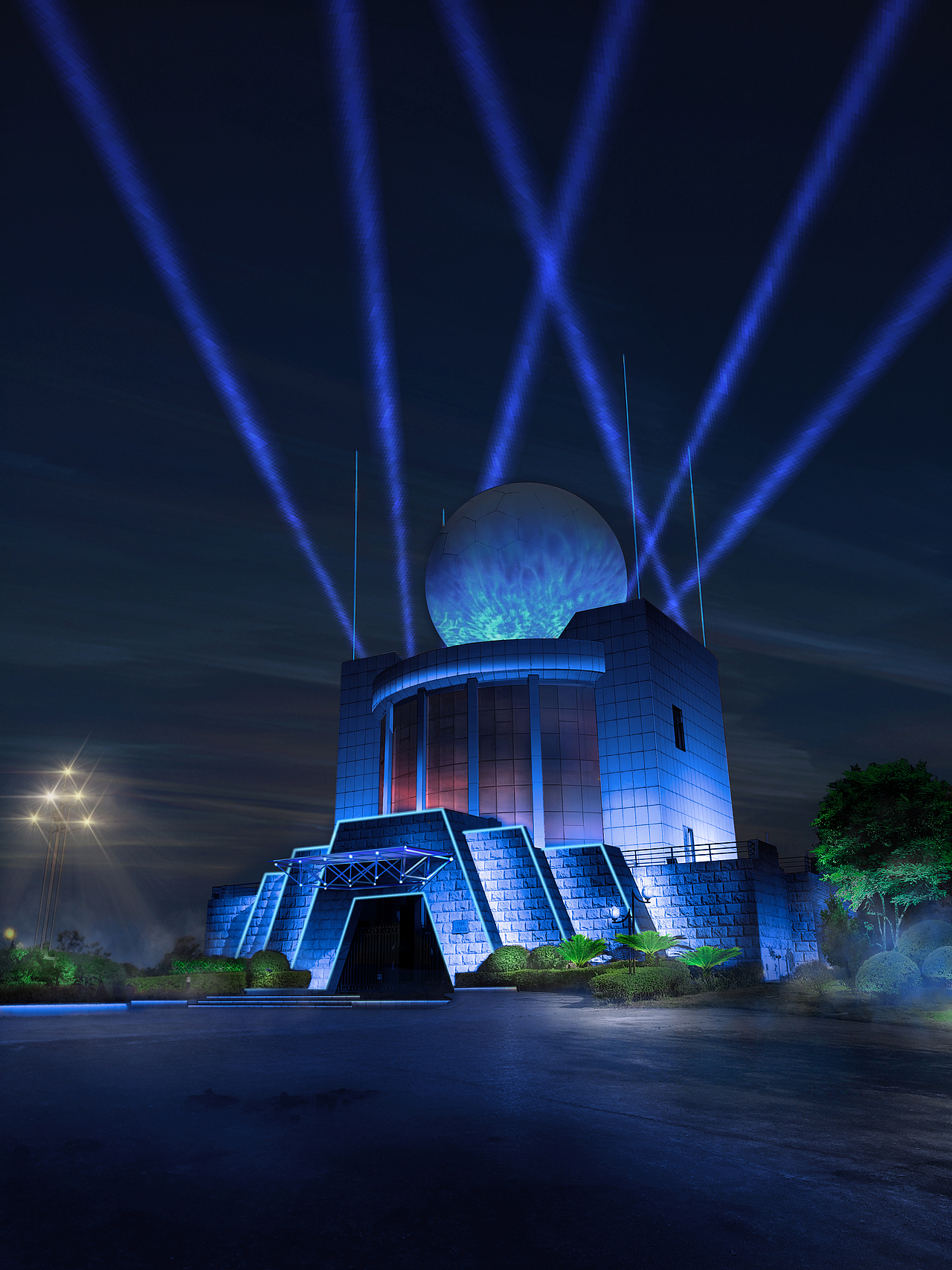 早期的一些商业中心建筑写字楼亮化效果图（图ZMzQyNjY5MDI4） - 建筑设计 - 站酷设计师WuRWAda原创素材 - 站酷ZCOOL