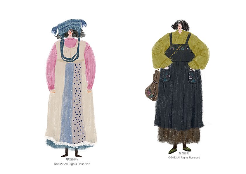 人物插画第二篇（图ZMzMwNzM1MzY4） - 商业插画 - 站酷设计师瑚图礼原创素材 - 站酷ZCOOL