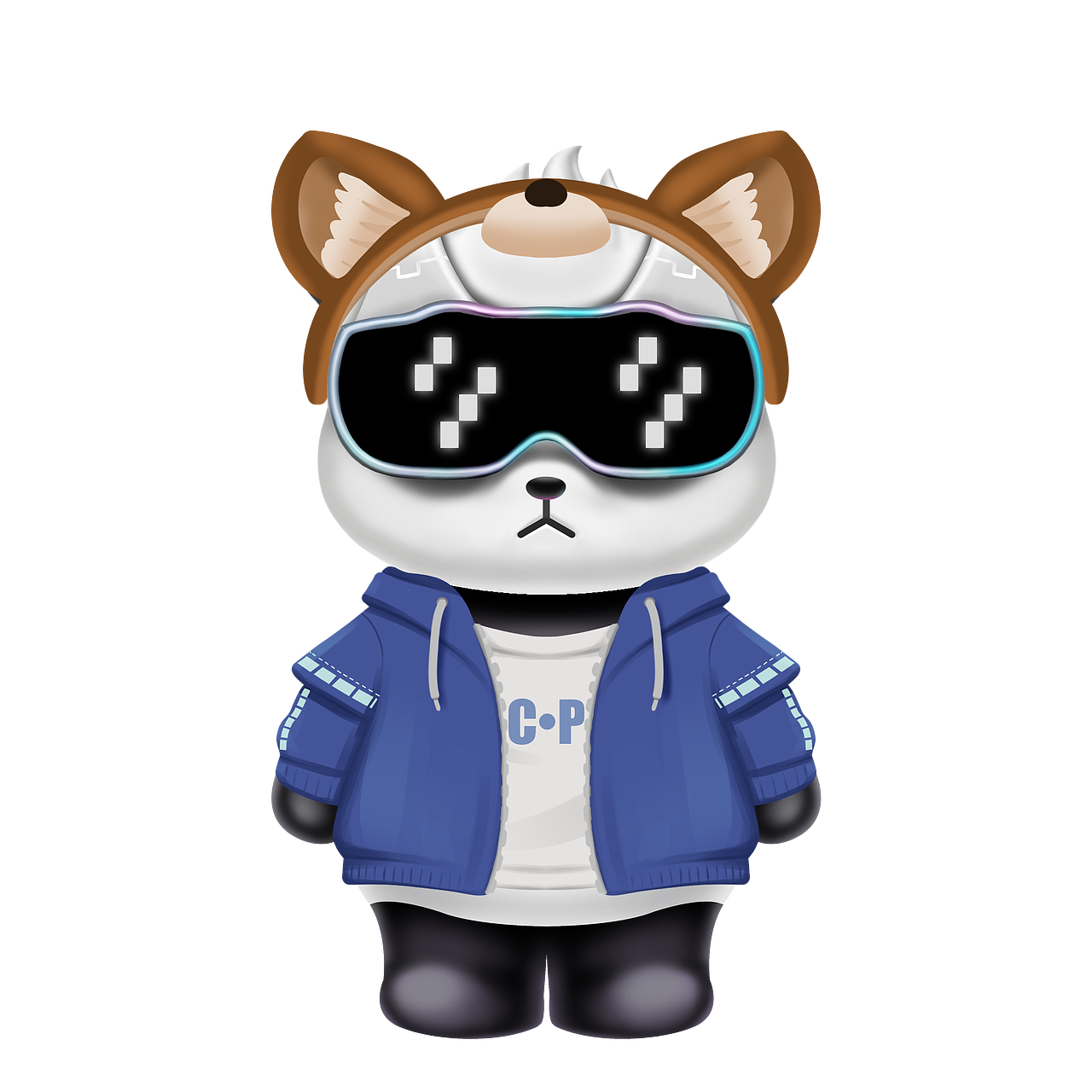 《Cyber Panda》IP数字艺术NFT（图ZMzIyMzQ2NjQ0） - 商业插画 - 站酷设计师暴击设计原创素材 - 站酷ZCOOL