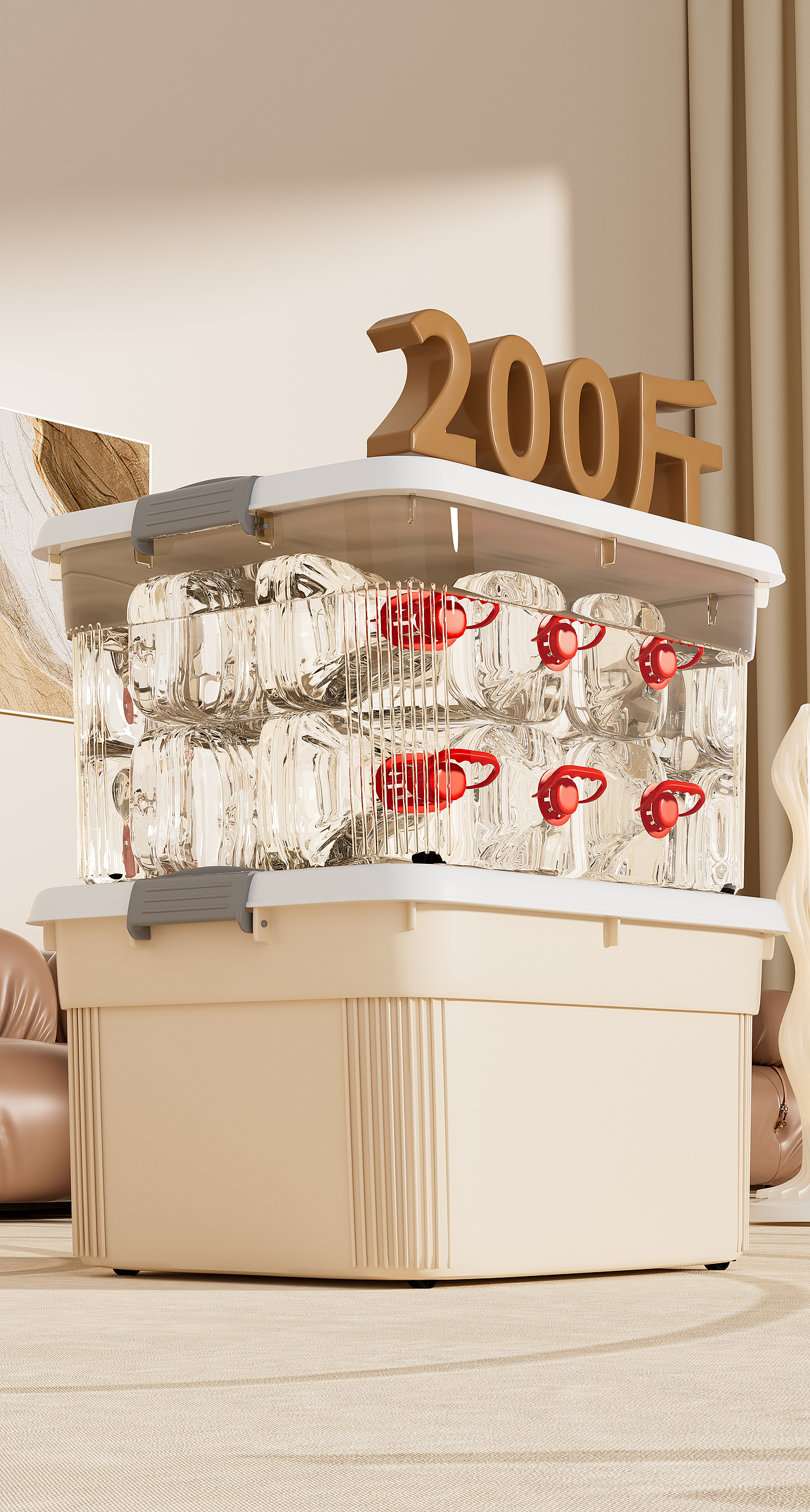 C4D建模渲染-奶油色收纳盒（图ZMzU3MzE5NDMy） - 产品 - 站酷设计师浙江菜鸟原创素材 - 站酷ZCOOL