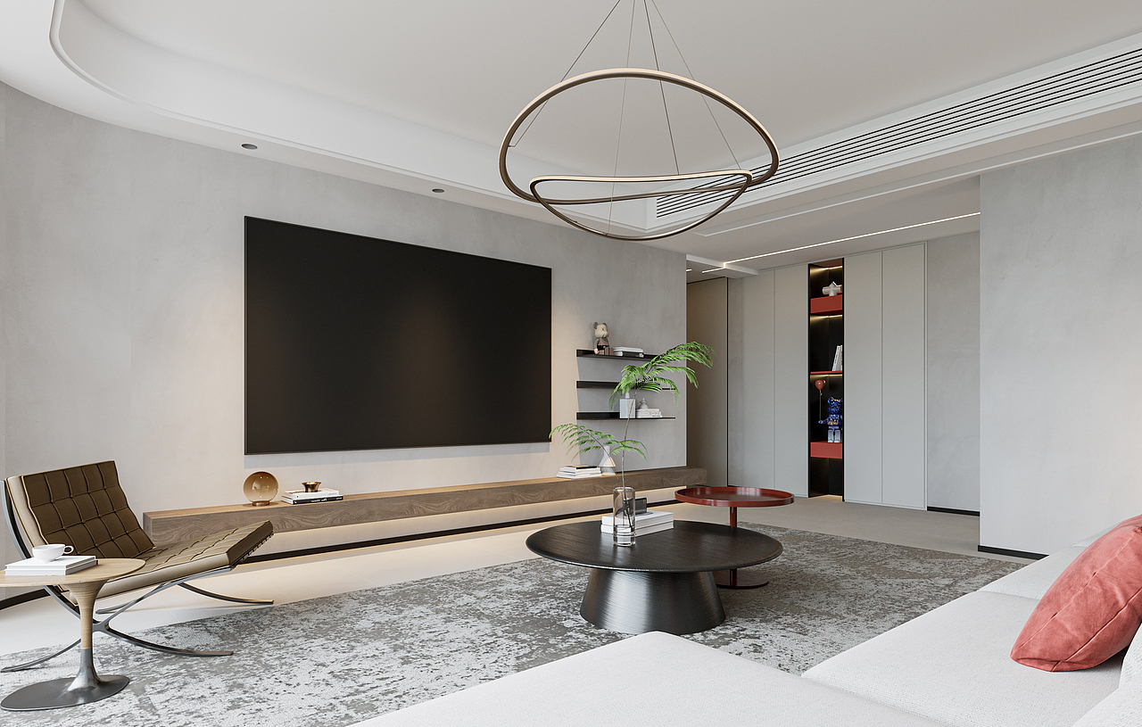 【现代极简】效果图案例