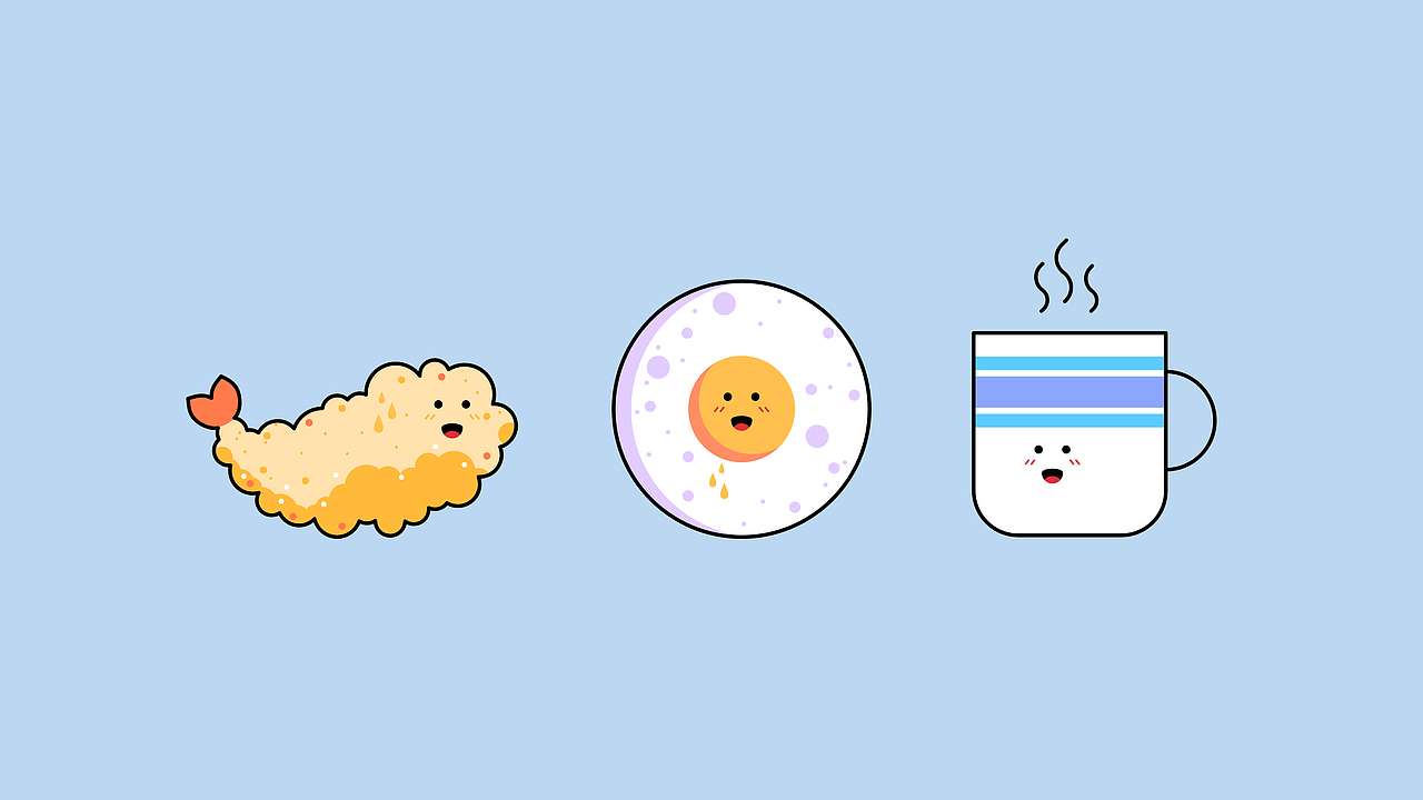 Affinity designer 一份超级豪华的早餐