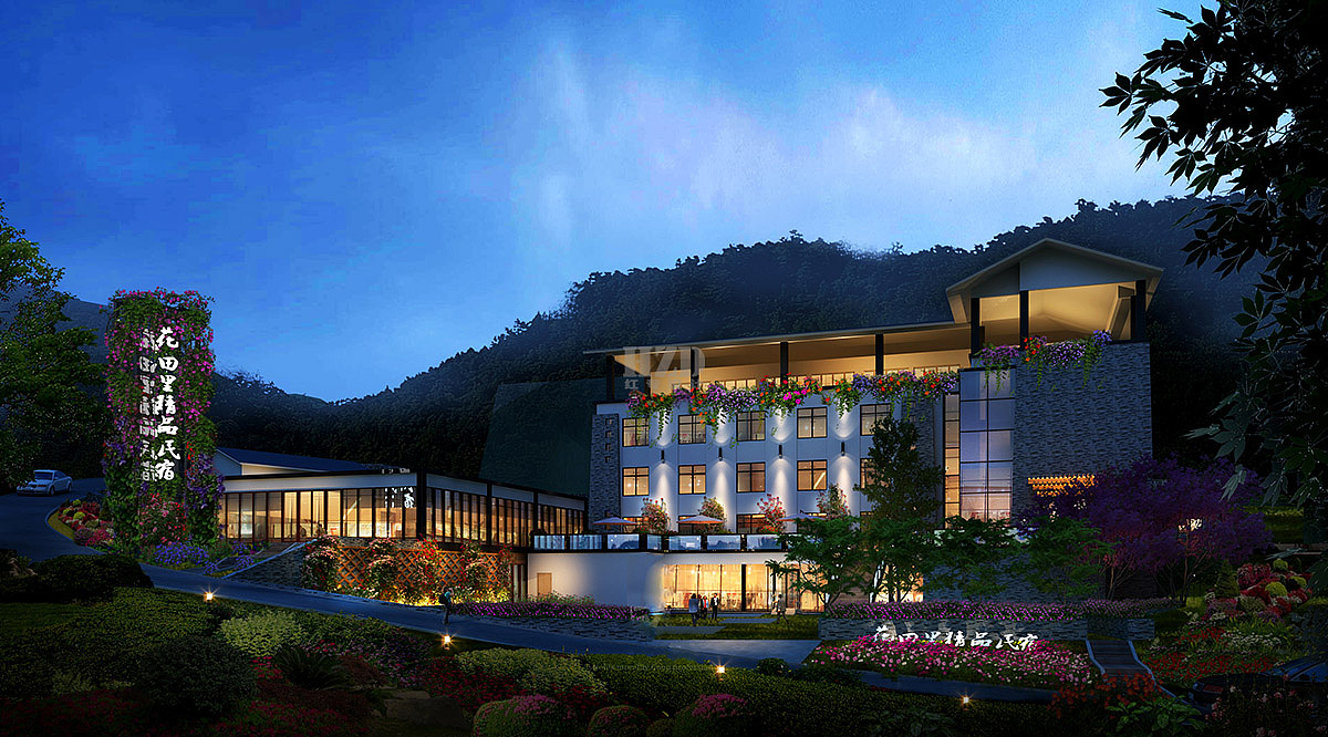 花田里精品民宿-西安酒店设计公司-红专设计（图ZMzAwMTEwNzI0） - 酒店餐饮设计 - 站酷设计师红专设计更懂酒店原创素材 - 站酷ZCOOL