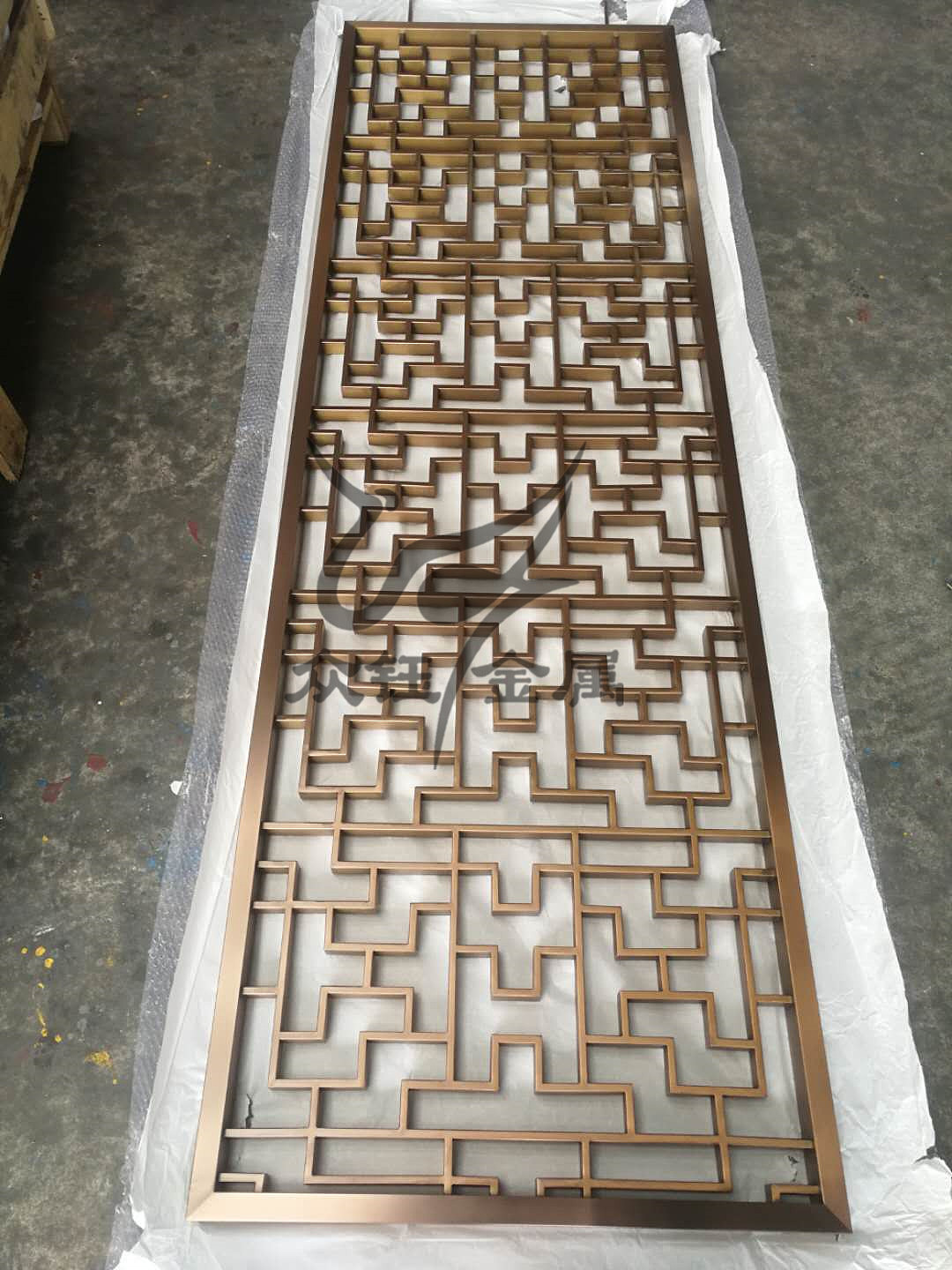 304不锈钢钛金屏风 家装隔断不锈钢风水屏风