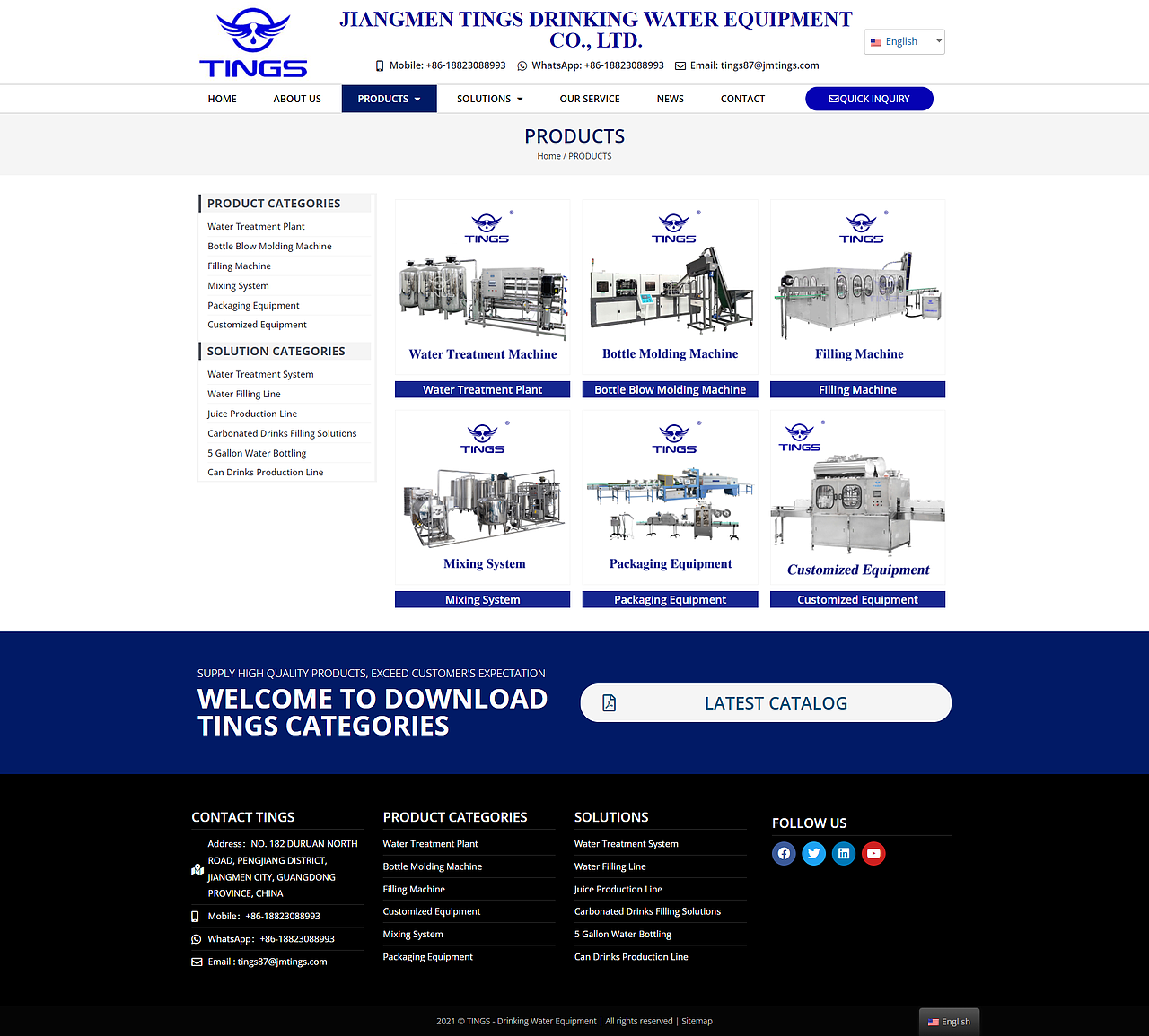 WordPress建站：瓶子制造设备厂家外贸网站案例分享（图ZMzQzMzkyNjY4） - 企业官网 - 站酷设计师哟派出海原创素材 - 站酷ZCOOL