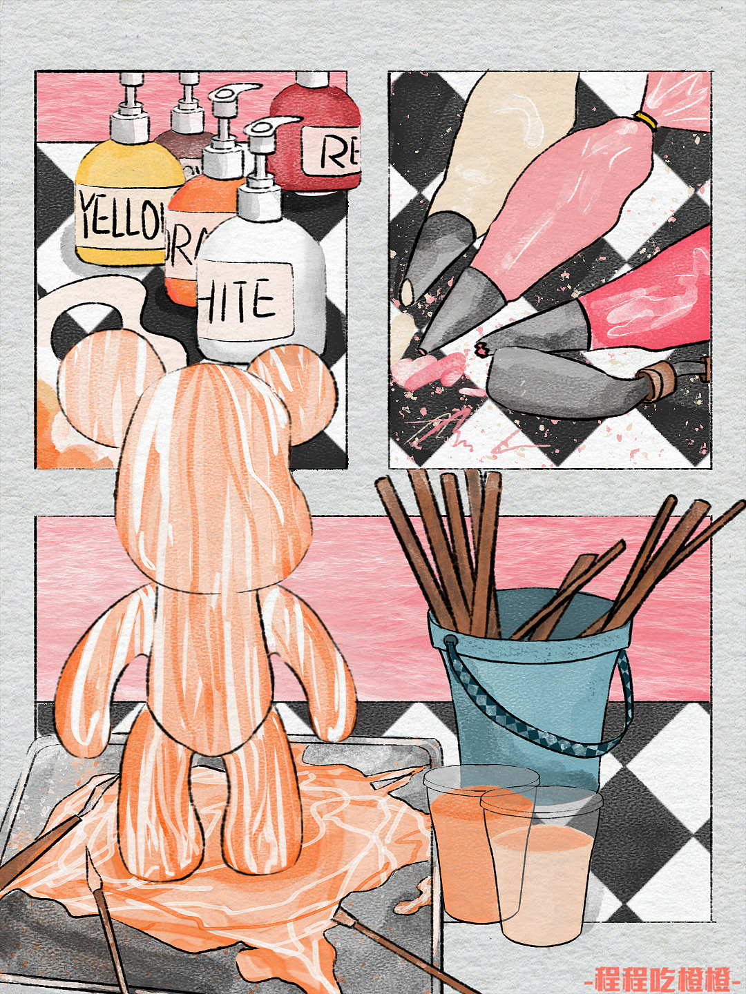 分镜插画6（图ZMjk3NTU5MTE2） - 艺术插画 - 站酷设计师程程吃橙橙原创素材 - 站酷ZCOOL