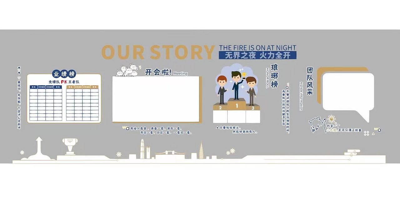 2023年文化墙部分落地效果