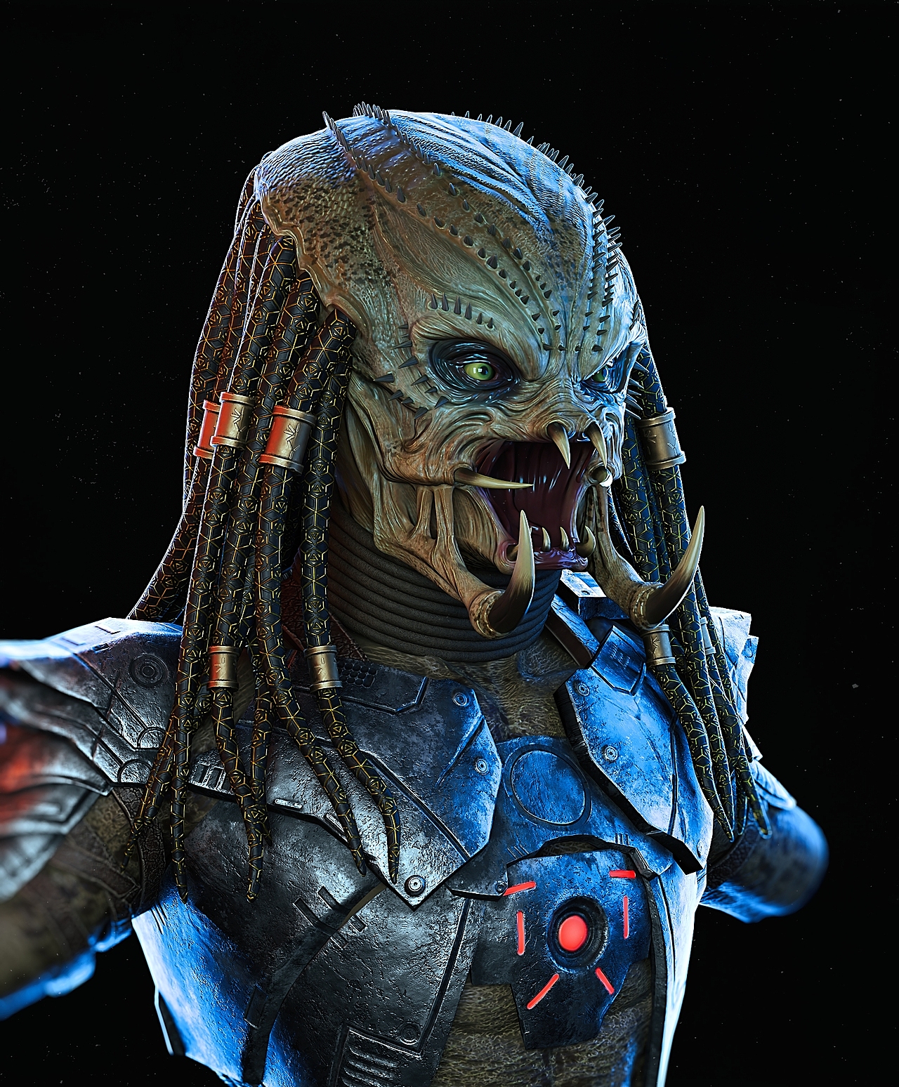 铁血战士（图ZMzMxNjg3ODgw） - 人物/生物 - 站酷设计师zbrush匠人原创素材 - 站酷ZCOOL