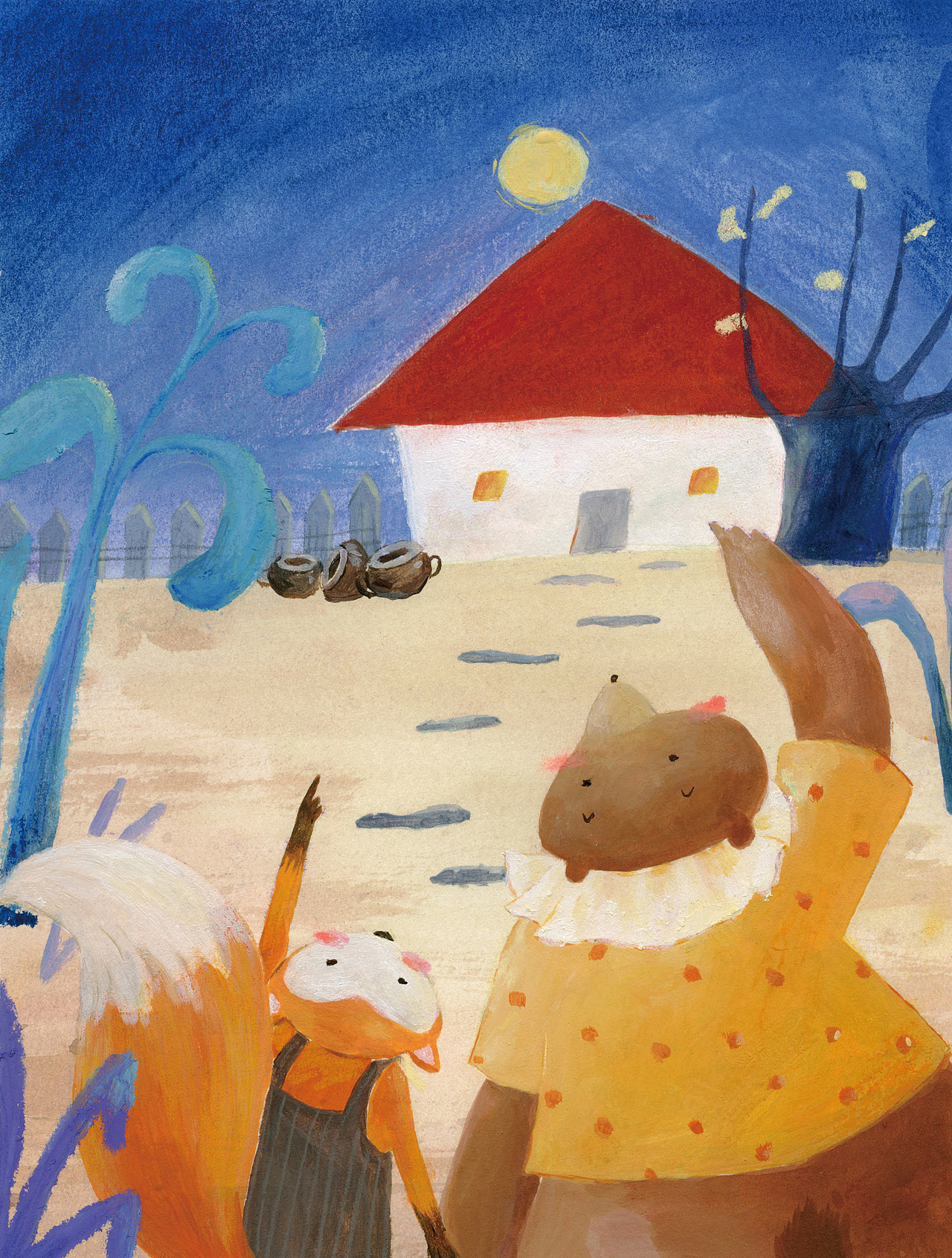 肖定麗奇妙童話系列《神秘的朋友》（圖ZMzI0Nzc2MTIw） - 兒童插畫 - 站酷設(shè)計(jì)師小小玉123原創(chuàng)素材 - 站酷ZCOOL