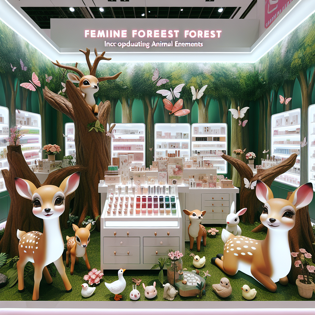 森林系列美妆展厅（图ZMzU5NTY3OTY4） - 展陈设计 - 站酷设计师寻简设计Zhang原创素材 - 站酷ZCOOL