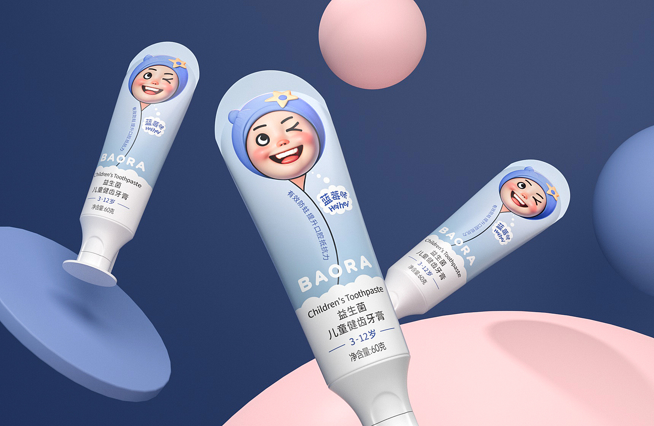 BAORA儿童牙膏--守护孩子的甜美笑容